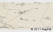 Shaded Relief Panoramic Map of Nimruz