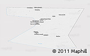 Silver Style Panoramic Map of Nimruz, single color outside