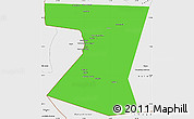 Political Simple Map of Nimruz, single color outside, borders and labels
