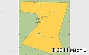Savanna Style Simple Map of Nimruz, cropped outside