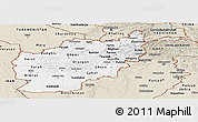 Classic Style Panoramic Map of Afghanistan