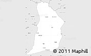 Silver Style Simple Map of Samangan