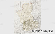 Shaded Relief 3D Map of Takhar, lighten