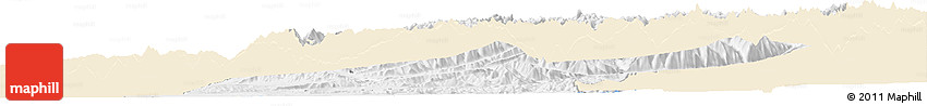 Classic Style Horizon Map of Takhar, single color outside