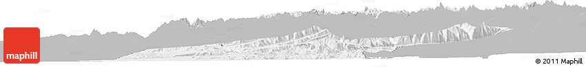 Gray Horizon Map of Takhar, single color outside