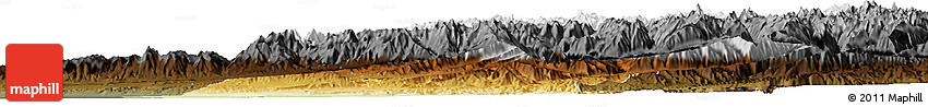 Physical Horizon Map of Takhar, darken