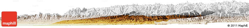 Physical Horizon Map of Takhar, lighten
