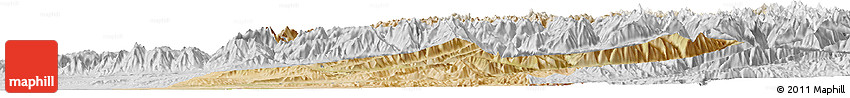 Satellite Horizon Map of Takhar, lighten, desaturated