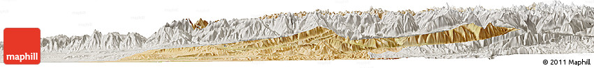 Satellite Horizon Map of Takhar, lighten, semi-desaturated