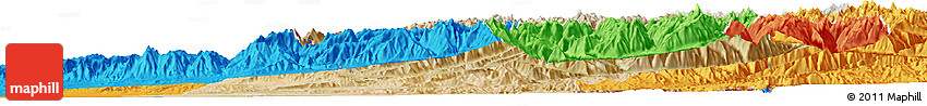Satellite Horizon Map of Takhar, political outside