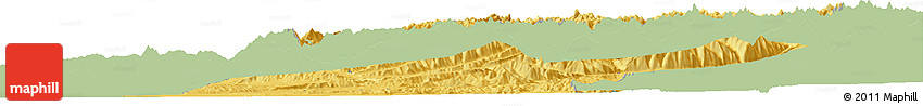 Savanna Style Horizon Map of Takhar, single color outside