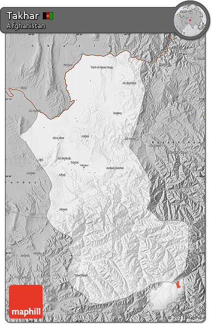 Gray Map of Takhar