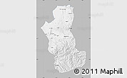 Gray Map of Takhar, single color outside