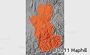 Political Map of Takhar, desaturated