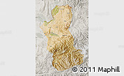 Satellite Map of Takhar, lighten, semi-desaturated