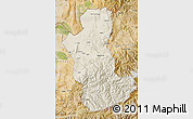 Shaded Relief Map of Takhar, satellite outside