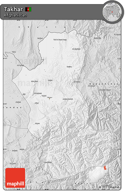 Silver Style Map of Takhar
