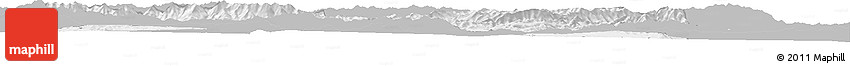 Gray Horizon Map of Vardak, single color outside