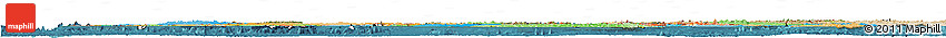 Political Horizon Map of Africa, satellite outside