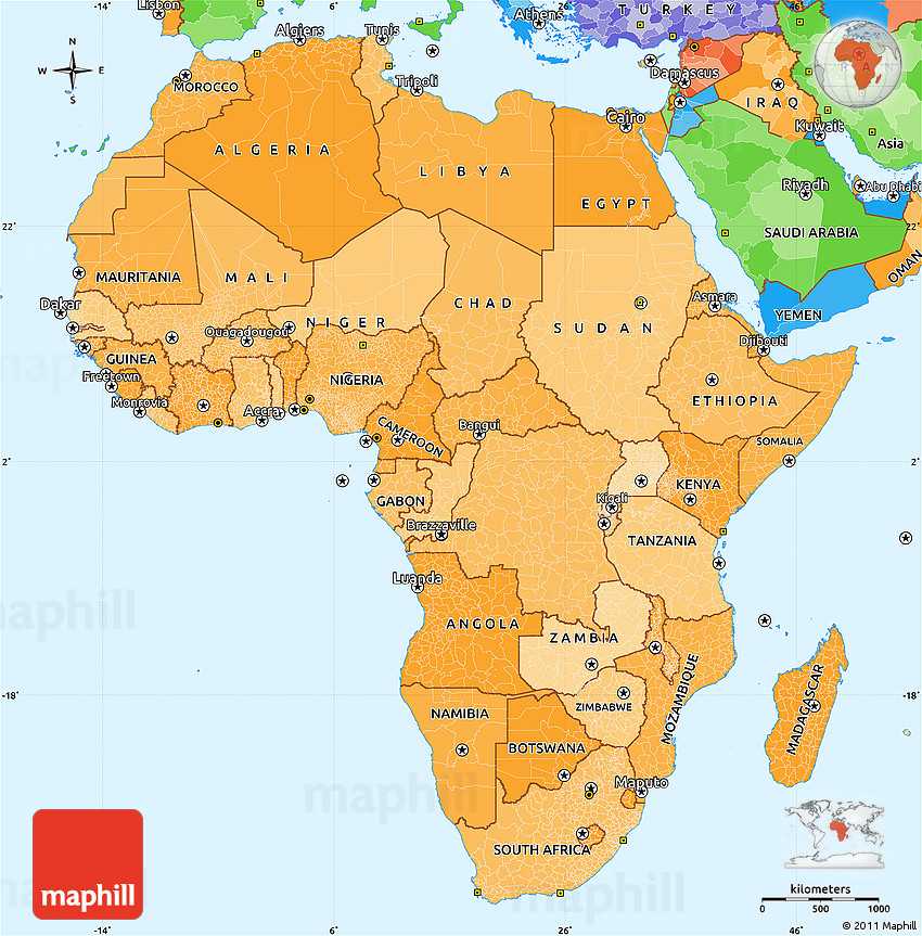 map of africa and asia political Africa And Asia Political Map map of africa and asia political