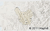 Shaded Relief 3D Map of Berat, lighten