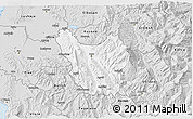 Silver Style 3D Map of Berat