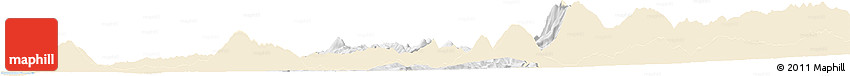Classic Style Horizon Map of Berat, single color outside