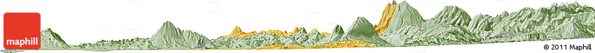 Savanna Style Horizon Map of Berat