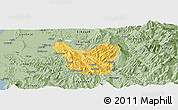 Savanna Style Panoramic Map of Berat