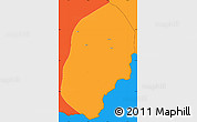 Political Simple Map of Bilisht