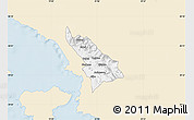 Classic Style Map of Delvinë, single color outside