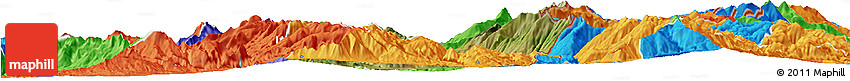 Satellite Horizon Map of Dibër, political outside