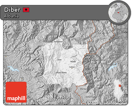 Gray Map of Dibër