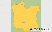 Savanna Style Simple Map of Dibër, cropped outside