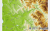 Physical Map of Elbasan