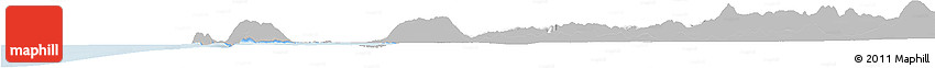 Gray Horizon Map of Fier, single color outside