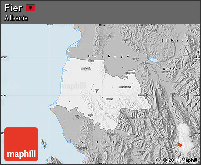 Gray Map of Fier