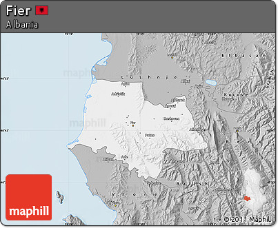 Gray Map of Fier