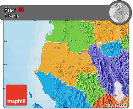 Political Map of Fier