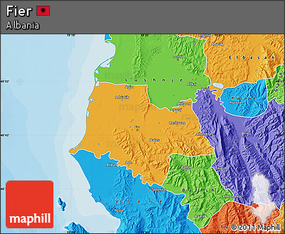 Political Map of Fier
