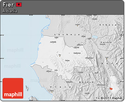 Silver Style Map of Fier