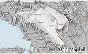 Gray 3D Map of Gjirokastër