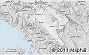 Silver Style 3D Map of Gjirokastër