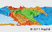 Political Panoramic Map of Gjirokastër