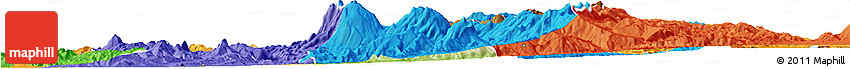 Physical Horizon Map of Gramsh, political outside