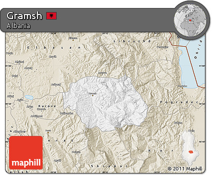 Classic Style Map of Gramsh