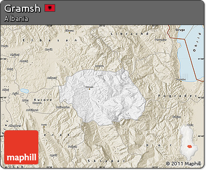 Classic Style Map of Gramsh