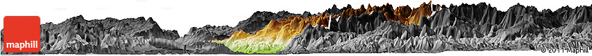 Physical Horizon Map of Koplik, darken, desaturated