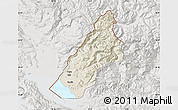 Shaded Relief Map of Koplik, lighten, semi-desaturated