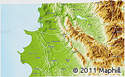 Physical 3D Map of Krujë